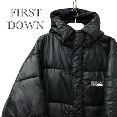 FIRST DOWN ダウンジャケット フードファー欠品 3L   メンズ ファッション