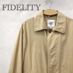 FIDELITY フィディリティ ステンカラーコート ミドルコート コットン S ベージュ メンズ ファッションのサムネイル