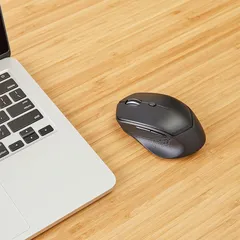 6ボタン 2.4GHz／Bluetooth対応 ワイヤレスマウス（標準タイプ／ブラック）のサムネイル