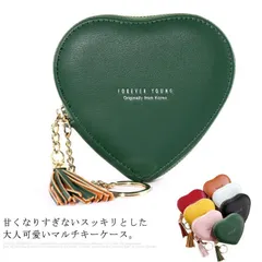 キーケース スマートキー レディース コイン 小さい 軽量 財布 ハート型 キーポーチ カード入れ 多機能 小銭入れ プレゼント 大人可愛い 小物入れmin#