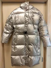 M7 プーマ PUMA ダウンコート サイズＸＳ大き目（実質１１号くらい） シルバー