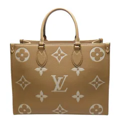【新品同様】ルイ・ヴィトン　LOUIS VUITTON　モノグラムアンプラント　トートバッグ/ショルダーバッグ　オンザゴーMM　M45982　アリゾナ