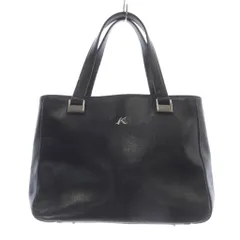 キタムラ Kitamura ハンドバッグ ロゴ 黒