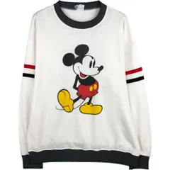 古着 80年代 ディズニー MICKEY MOUSE ミッキーマウス キャラクタースウェットシャツ トレーナー USA製 メンズXL相当/eaa605755
