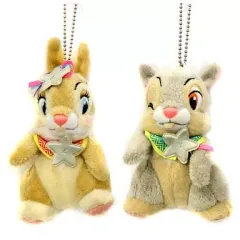 【中古】ぬいぐるみ ミスバニー＆とんすけ(七夕/2009) ペアぬいぐるみバッジ 「ディズニー」 東京ディズニーランド限定