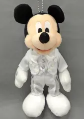 【中古】ぬいぐるみ ミッキーマウス(ビッグバンドビート/白タキシード) ぬいぐるみバッジ 「ディズニー」 東京ディズニーシー限定