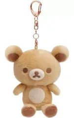 【中古】ぬいぐるみ リラックマ(ラテカラー/ソフトボア製) おでかけぬいぐるみキーホルダー いつでもいっしょ♪リラックマHOME 「リラックマ」
