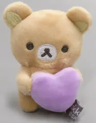 【中古】ぬいぐるみ リラックマ てのりぬいぐるみ ハグ＆ハートテーマ 「リラックマ」 リラックマ百貨店＆リラックマストア東京駅店限定