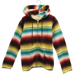 BEAMS BOY ビームスボーイ ボーダー 長袖 ジップパーカー ジャケット レディース 古着のサムネイル