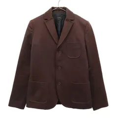 A.P.C. アーペーセー フランス製 テーラードジャケット 36 ブラウン レディース 古着
