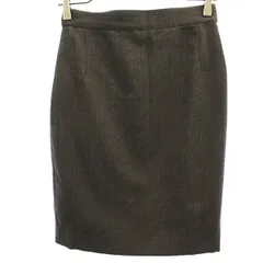 MaxMara WEEKEND LINE マックスマーラ ウィークエンドライン イタリア製 ウール ミディ丈 タイトスカート 38 グレー レディース 古着のサムネイル