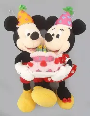 【中古】ぬいぐるみ ミッキーマウス＆ミニーマウス ぬいぐるみバッジ 「Happy Birthday ミッキー＆ミニー!2019」 東京ディズニーリゾート限定