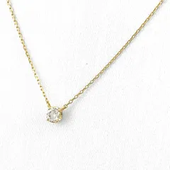 ヨンドシー 4℃ ダイヤモンド デザインネックレス YG イエローゴールド ペンダント ネックレス K18 ダイヤモンド レディース 【中古】