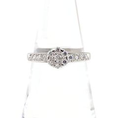 ティファニー TIFFANY&Co. フラワーモチーフ リング ロゴ 蝶々