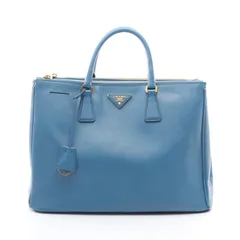 プラダ PRADA トートバッグ SAFFIANO LUX ガレリア BN1786 水色 サフィアーノレザー トートバッグ レディース Used B