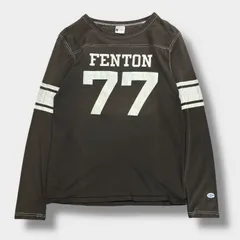 Champion ランナーズタグ 復刻 長袖Tシャツ C3-W409 Mサイズ チャンピオン フットボールシャツ Fenton 77