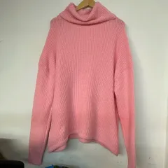 新品) アルパカ ルーズフィット タートルネック ニット FREE