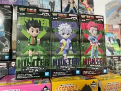 HUNTER×HUNTER ワールドコレクタブル フィギュア キルア ゴン ヒソカ 3種セット