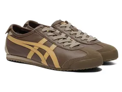 Onitsuka Tiger MEXICO 66 ブラウン×ベージュ レザー スニーカー