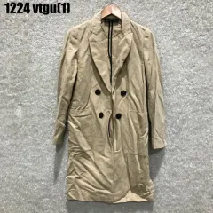 ザラ ベージュ ダブル ボタン コート