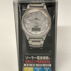 新品・未使用】 [シチズン Q&Q] 腕時計アナログ 電波 ソーラー 取説 