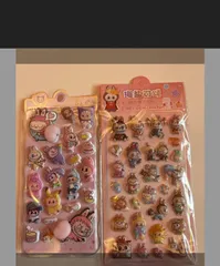 ラブブ風お尻ぷにぷにシ—ル&ぷくぷく2枚セット