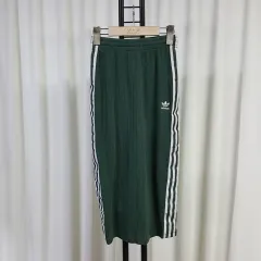 24年 アディダス レディース ニット バンディング スカート ロング丈 27_28インチ