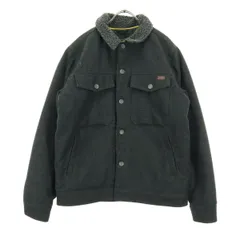 美品 BILLABONG ビラボン BARLOW JACKET 裏ボア ジャケット L グレー メンズ 古着