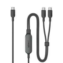 Anker USB-C ＆ USB-C ケーブル (2-in-1, 140W) 急速充電 USB 2.0iPhone 17 / 16 / 15 Galaxy S25/S24/S23 MacBook他対応 (1.2m ブラック)