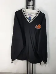 チャンピオン ウォームアップ NCAA ファイナル・フォー サンアントニオ Vネック ウィンドブレーカー ジャケット ブラック L