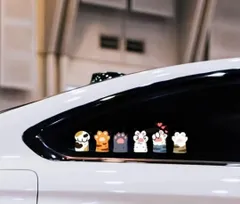 S②♡ステッカー 猫 ねこ ネコ 可愛い 車 装飾 猫好き 面白い 動物可愛い