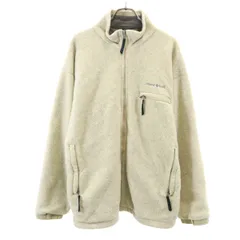 mont-bell モンベル 日本製 フリースジャケット M ベージュ アウトドア メンズ 古着