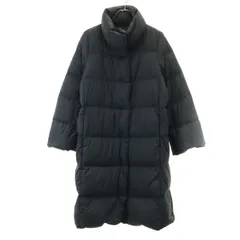 UNIQLO ユニクロ ライトウェイト スタンドカラー ダウンコート XS ブラック レディース 古着