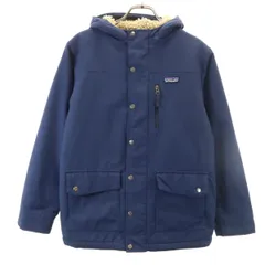 patagonia パタゴニア インファーノ ジャケット L 12 ネイビー 68460FA17 アウトドア 裏ボア キッズ 古着