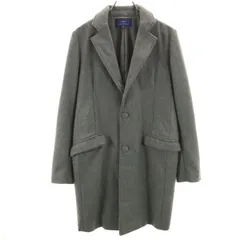 ITEMS URBAN RESEARCH アイテムズ アーバンリサーチ チェスターコート 38 グレー メンズ 古着