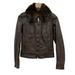 D&G ライダースジャケット 美品！ 2025年最新】D&G ／ Dolce＆Gabbana レディース レザージャケット