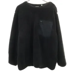 UNIQLO ユニクロ Engineered Garments エンジニアードガーメンツ コラボ 長袖 フリース トレーナー XL ブラック プルオーバー メンズ 古着