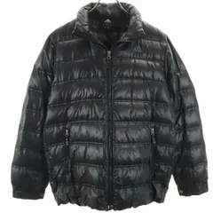adidas アディダス ダウンジャケット M ブラック メンズ 古着