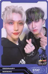 StrayKids ODDINARY Changbin/FELIX トレーディングカード ユニット青