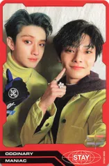 StrayKids ODDINARY BangChan/I.N トレーディングカード ユニット赤