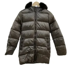 DUVETICA(デュベティカ) ダウンコート サイズ38 S レディース Kappa(カッパ) ダークブラウン 長袖/ファー/ジップアップ/冬