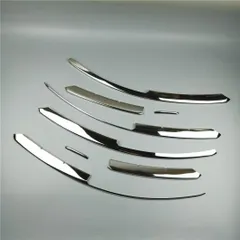 フロント フォグ ランプ カバー トリム グリル グリッド 装飾 ストリップ 適用: アウディ A6 C6 グリル スラット フォグ ランプ AL-EE-4569