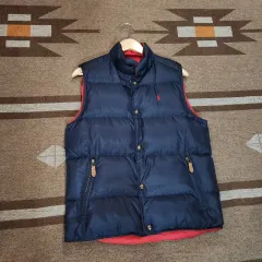 POLO RALPH LAUREN(ポロラルフローレン) ダックダウン リバーシブル ダウン ベスト s 95
