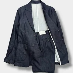 EDIFICE Belesto デニムセットアップ 16-010-320-2006-3-0 エディフィス ベレスト スーツ インディゴ カジュアル