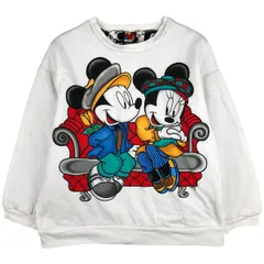 古着 90年代 MICKY UNLIMITED DISNEY ディズニー キャラクタースウェットシャツ トレーナー USA製 メンズL相当 ヴィンテージ/eaa605747