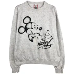 古着 90年代 ディズニー Disney MICKEY MOUSE ミッキーマウス キャラクタースウェットシャツ トレーナー USA製 メンズXL相当/eaa605750