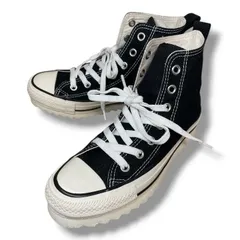 CONVERSE ALL STAR　SHARKSOLE HI コンバース　オールスター　シャークソール　ハイ 1SD876 黒 ブラック black 24cm レディース スニーカー 靴 シューズ プラスエスW-No.503