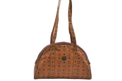 MCM エムシーエム ヴィセトス レザー ヴィンテージ ショルダーバッグ ブラウン L2914