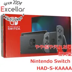 [bn:15] 任天堂　Nintendo Switch バッテリー拡張モデル　HAD-S-KAAAA　グレー　液晶画面いたみ 元箱あり