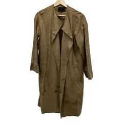 ICB(アイシービー) コート サイズS レディース - ベージュ 長袖/フェイクスエード/春/秋